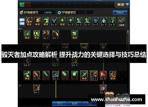 毁灭者加点攻略解析 提升战力的关键选择与技巧总结