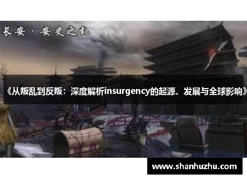 《从叛乱到反叛：深度解析insurgency的起源、发展与全球影响》